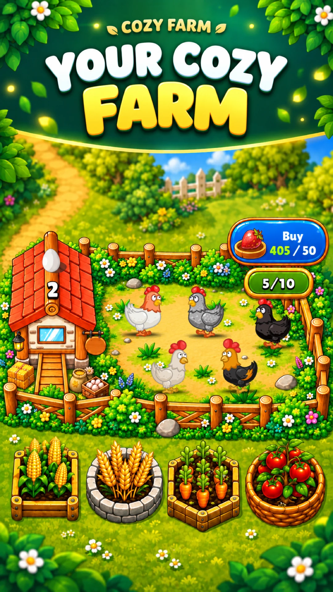 Cozy Farm: Match-3 Adventure screenshot